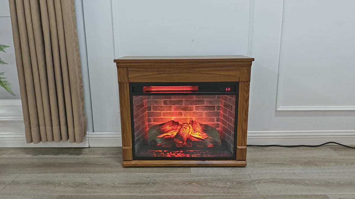 Walnut Fireplace Mantel