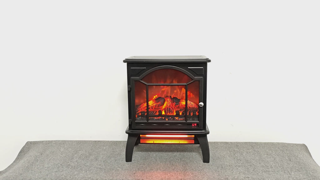 Black Stove Fireplace