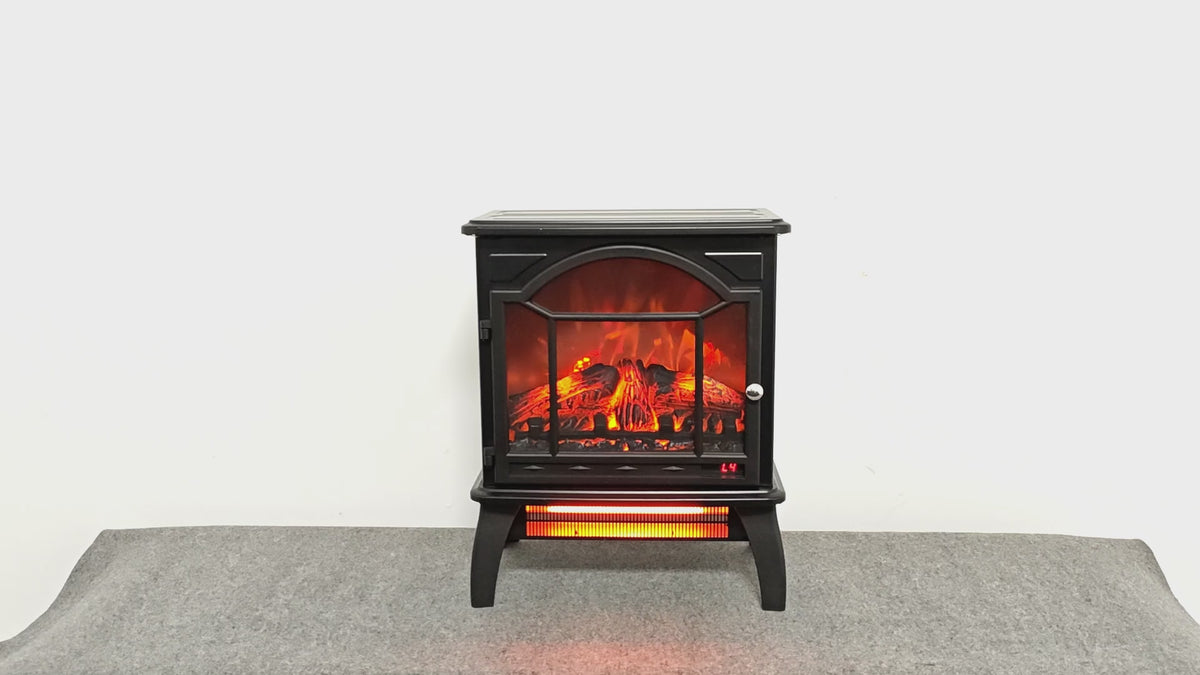 Black Stove Fireplace