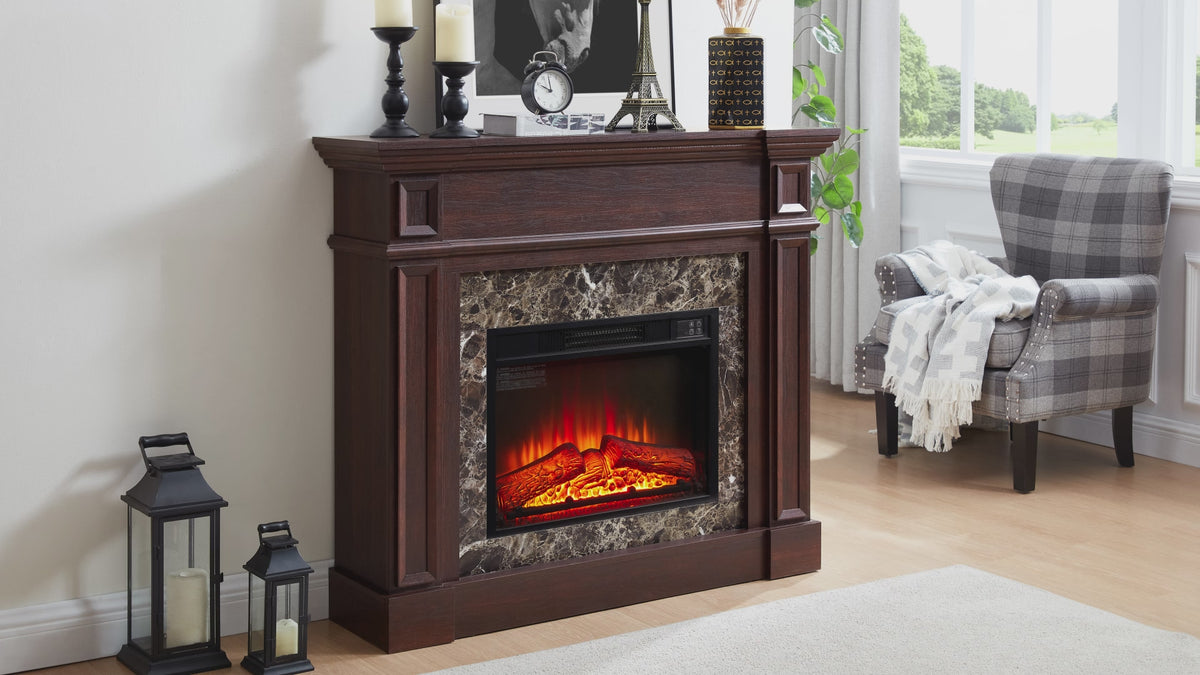 Traditional Wood Fireplace Mantel