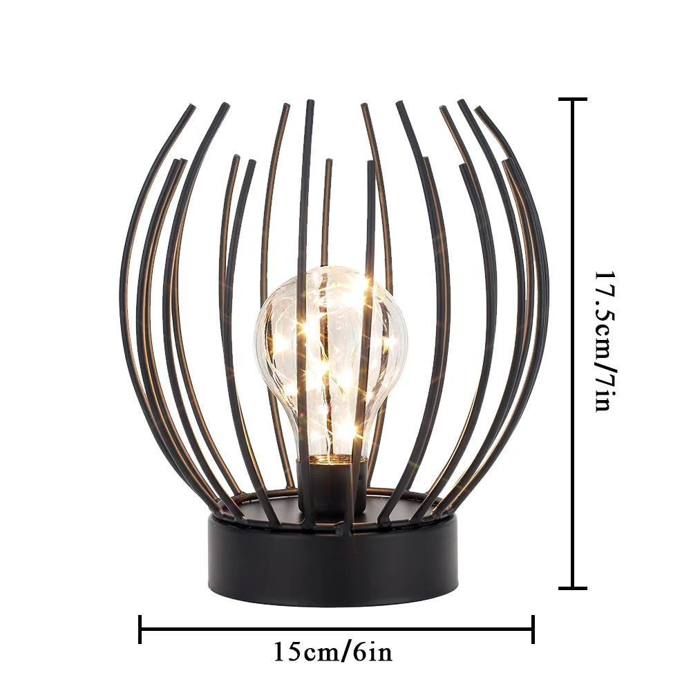 Open Cage Accent Lamp