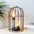 Twin Birdcage Accent Lamp