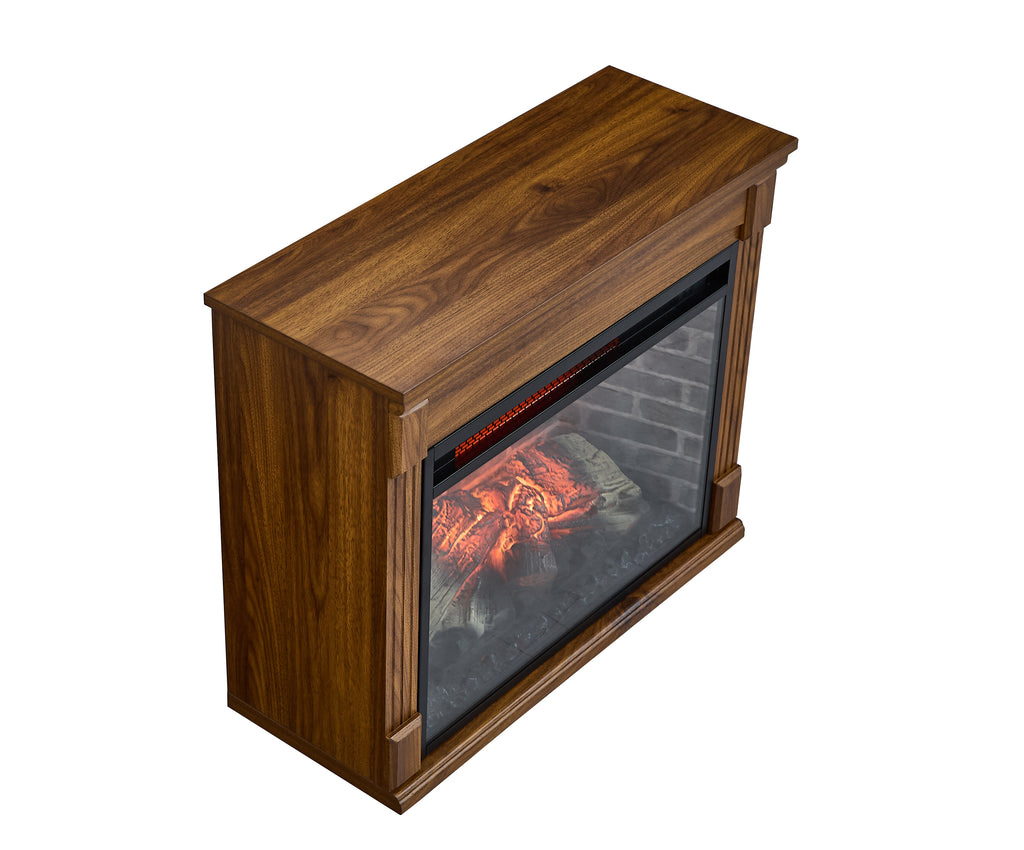 Walnut Fireplace Mantel